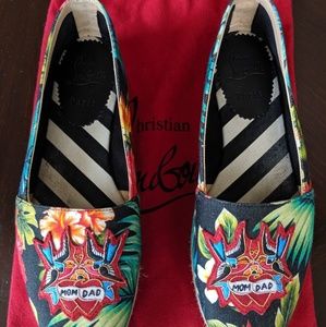 Christian Louboutin Mom & Dad Hawaii Espadrilles